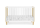 Natural with Bianca White (1512) 36-Sonny 4-in-1 Convertible Crib