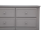 Grey (026) 15-Summit 6 Drawer Dresser with Interlocking Drawers