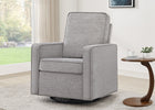 Frost Grey (1543) 2-Noah Upholstered Swivel Glider