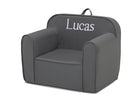 Dark Grey (23C) 22-Personalized Cozee Chair for Kids