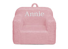 Pink Sherpa (5032) 25-Personalized Cozee Sherpa Chair for Kids
