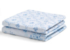 Blue Botanicals (3035) 10-100% Organic Jersey Cotton Baby Receiving Blankets - 2 Pack