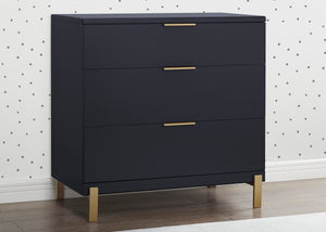 Midnight Grey with Melted Bronze (1361) 1-Hendrix 3 Drawer Dresser