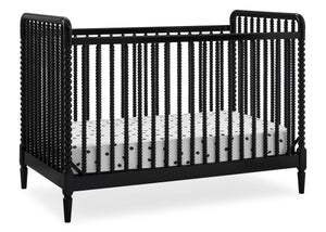 Black (001) 12-Saint 4-in-1 Convertible Crib