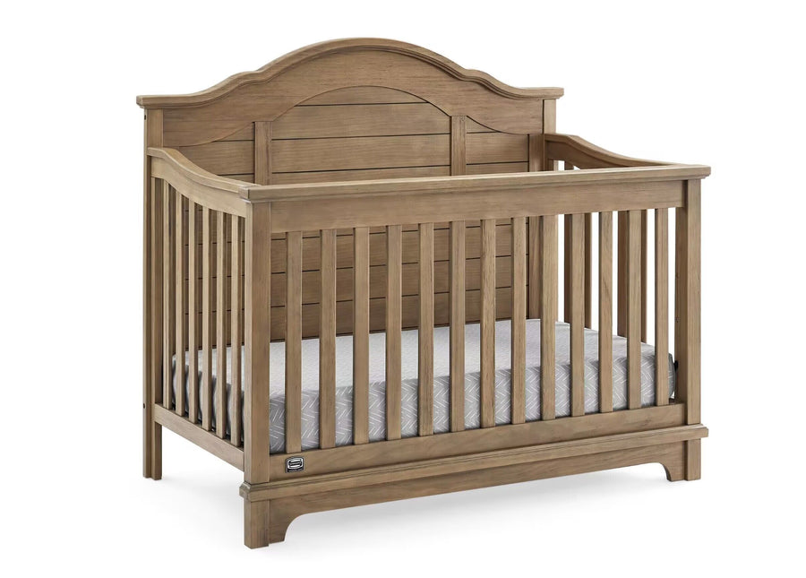 Rustic Acorn (1383) 3-Asher 6-in-1 Convertible Crib