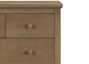 Rustic Acorn (1383) 11-Paloma 4 Drawer Dresser with Changing Top and Interlocking Drawers