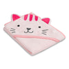 DCB: Pink Cat (1261) 26-Baby Hooded Bath Towel