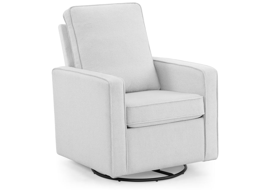 Dovetail Grey (1522) 11-Luna Nursery Swivel Glider