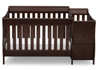 Black Cherry Espresso (607) 24-Bentley S Convertible Crib and Changer