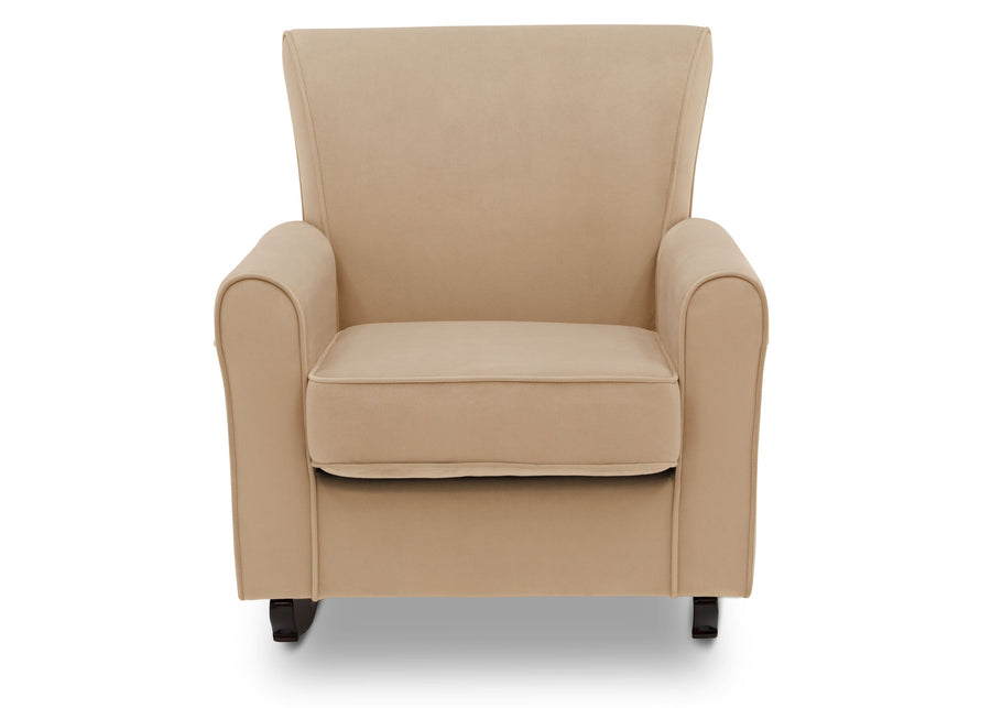 Sisal with Dark Chocolate Frame (1327) 3-Lancaster Rocking Chair featuring LiveSmart Fabric by Culp