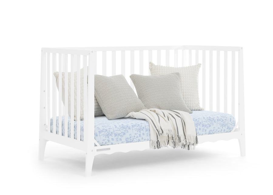 Bianca White (130) 13-Lulu 5-in-1 Convertible Crib
