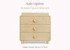 Natural Sandstone (1544) 18-Ari 3 Drawer Dresser with Changing Top