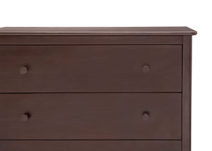 Walnut Espresso (1324) 12-Casey 3 Drawer Dresser