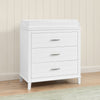 Bianca White (130) 14-Phoebe 3 Drawer Dresser with Interlocking Drawers