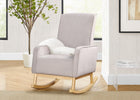 Cloud Grey with Natural (1435) 2-Drew Rocking Chair