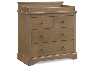 Rustic Acorn (1383) 13-Paloma 4 Drawer Dresser with Changing Top and Interlocking Drawers