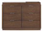 Teak Brown (1526) 22-Forever 6 Drawer Dresser with Interlocking Drawers - Naturals Collection