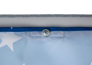 Stars (3207) 7-Bed Tent - Curtain Set for Twin Loft or Bunk Bed (Bed Sold Separately)