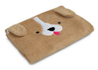 Tan Dog (1239) 4-Personalized Sherpa Throw Blanket for Kids