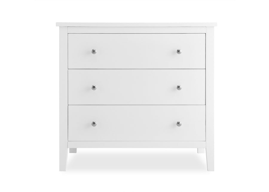 Bianca White (130) 2-Campbell 3 Drawer Dresser
