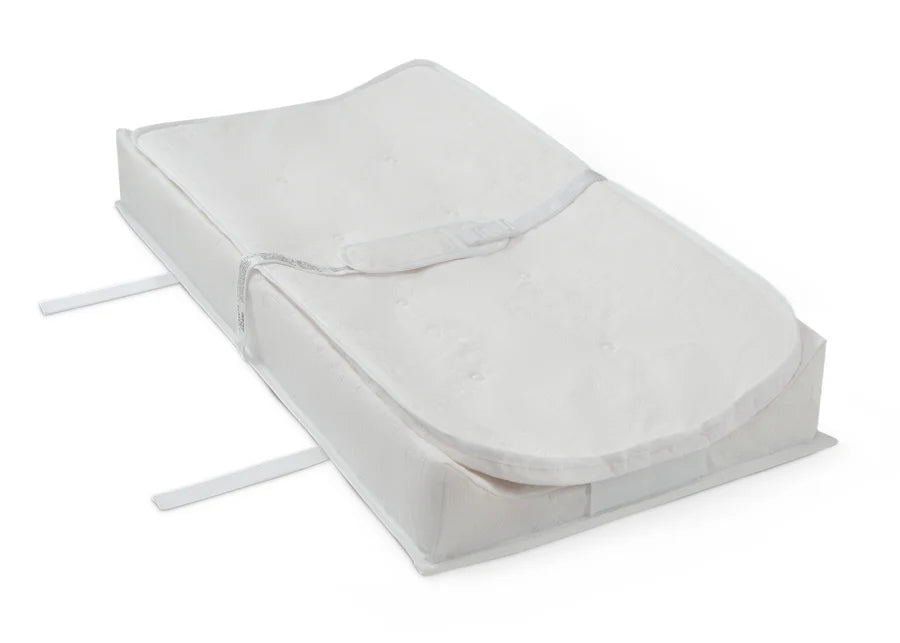 White (100) 4-Perfect Sleeper 2-in-1 Deluxe Pillow Top Changing Pad & Portable Changing Mat