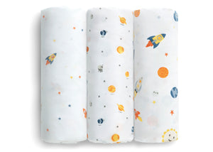 Space Exploration (3235) 4-Fitted Crib Sheets - 3 Pack