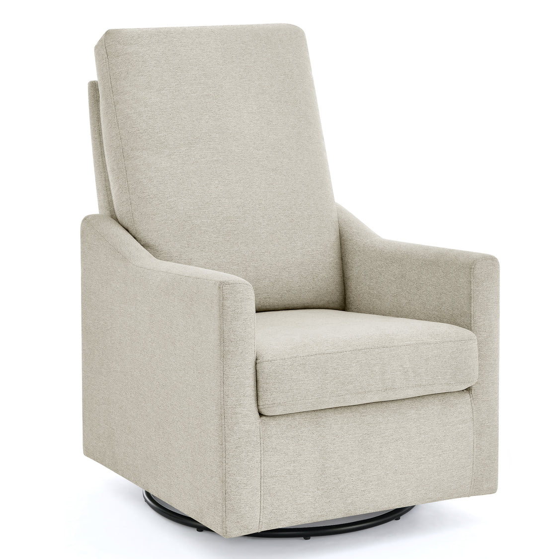 Beige recliner chair on a white background