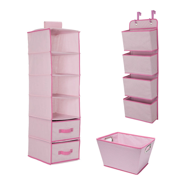 Complete Nursery Organization ValuePack (3-Piece Set) Barely Pink (689) 2-Complete Nursery Organization ValuePack (3-Piece Set)