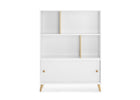 Bianca White with Natural (123) 3-Essex Bookcase