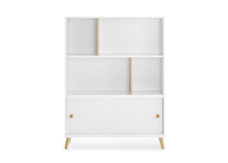 Bianca White with Natural (123) 3-Essex Bookcase