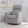 French Grey (1304) 23-Blair Slim Nursery Glider Swivel Rocker Chair
