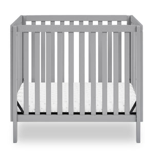 DCB: Grey (026) 10-Gio Mini Crib with 2.75-Inch Mattress