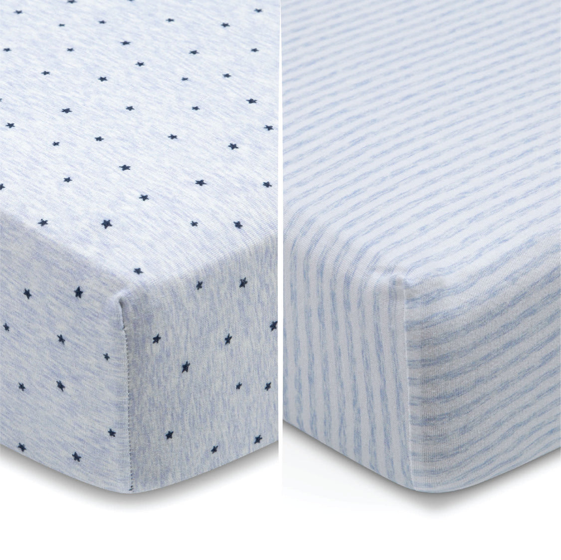 babyGap Blue Stars & Stripes 100% Organic Cotton Crib Sheets - 2 Pack