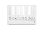 Bianca White (130) 10-Cassie 4-in-1 Convertible Crib with Underdrawer