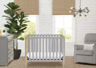 Grey with Natural (1359) 1-Gio Mini Crib with 2.75-Inch Mattress