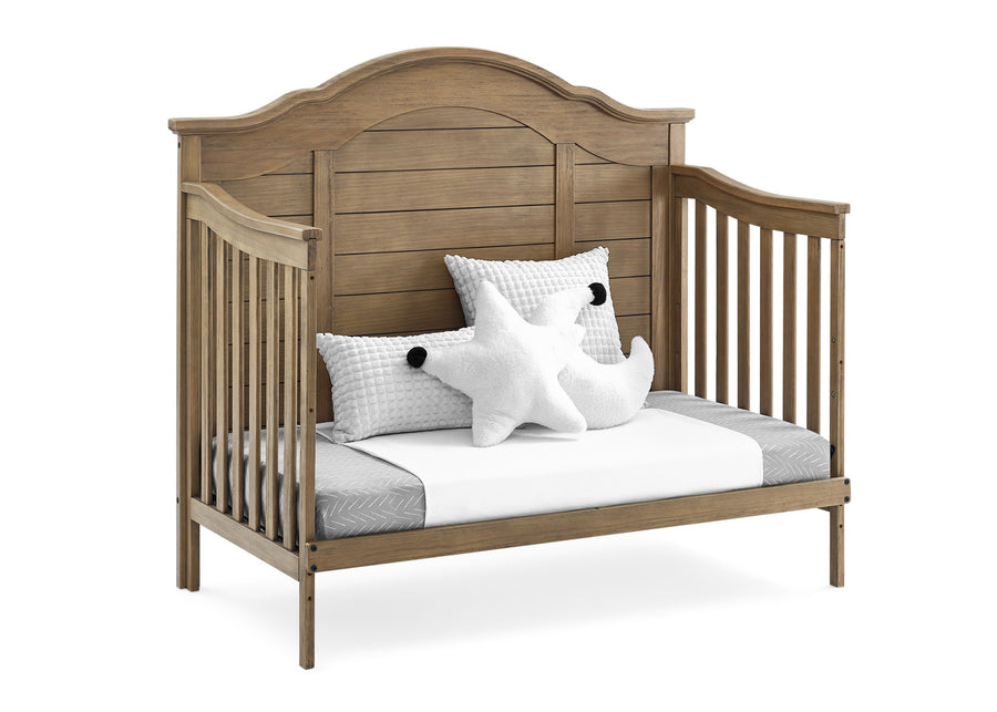 Rustic Acorn (1383) 5-Asher 6-in-1 Convertible Crib