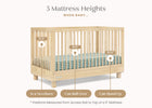Natural Sandstone (1544) 5-Ari 4-in-1 Convertible Crib