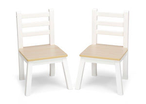 White and Natural (1189) 3-Chelsea Table and Chair Set