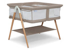 Tan (2470) 2-Bondi Beechwood Twin Bassinet
