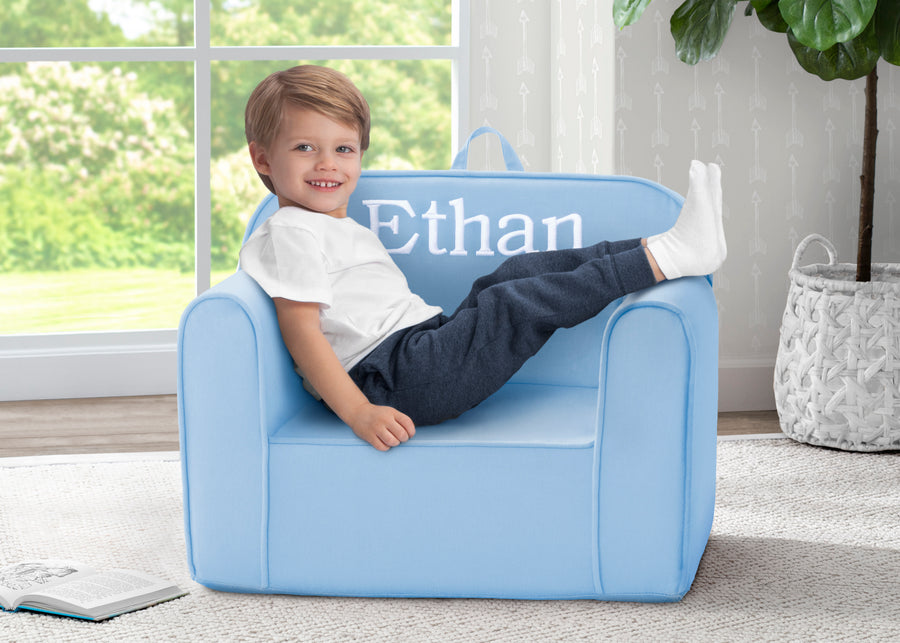 Powder Blue (1291) 24-Personalized Cozee Chair for Kids