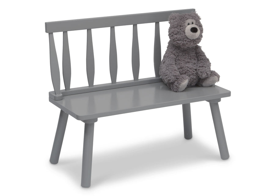 Grey (026) 15-Kids Wooden Windsor Bench
