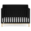 Black crib with white mattress on a white background 20-babyGap Oxford 6-in-1 Convertible Crib