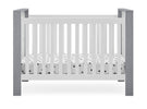 DCB: Bianca White with Textured Cloud (1426) 15-Miles 4-in-1 Convertible Crib