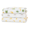 DCB: Safari Friends (3414) 12-Fitted Crib Sheets - 3 Pack
