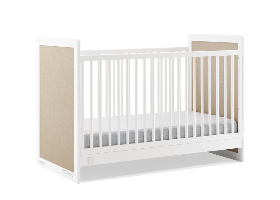Bianca White and Natural (1516) 22-babyGap Liam 4-in-1 Convertible Crib