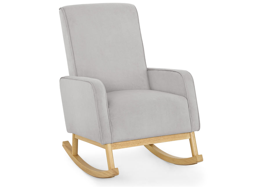 Cloud Grey with Natural (1435) 4-Drew Rocking Chair