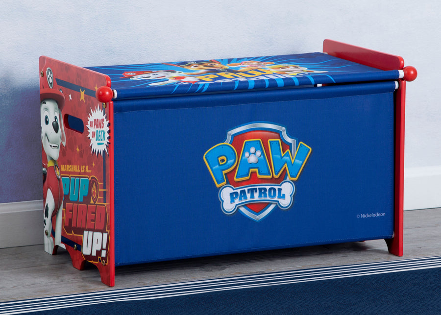 Paw Patrol (1121) 1-PAW Patrol Toy Box Toy Box with Retractable Fabric Top