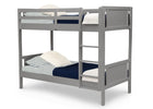 DCB: Grey (026) 4-Convertible Twin Bunk Bed with Ladder and Guardrails