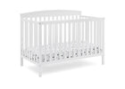 Bianca White (130) 27-Hanover 6-in-1 Convertible Baby Crib