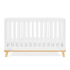 DCB: Bianca White with Natural (123) 32-Frankie 4-in-1 Convertible Crib